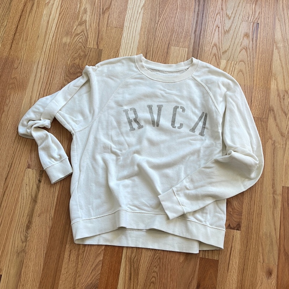 RVCA super soft crew neck lightweight sweatshirt M